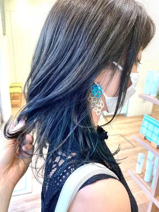 ミディアム カラー ayaka #パーマ#アレンジのヘアスタイル