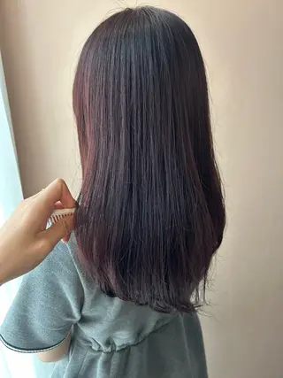 ロング カラー hub hair レイヤー/透明感のヘアスタイル