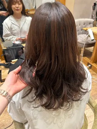 ロング パーマ 解田彩奈/ stylistのヘアスタイル