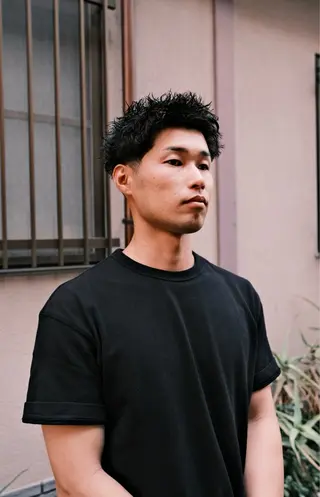 ショート パーマ BELOMAN所属・スパイキーショート /パーマ/山本孝明のヘアスタイル