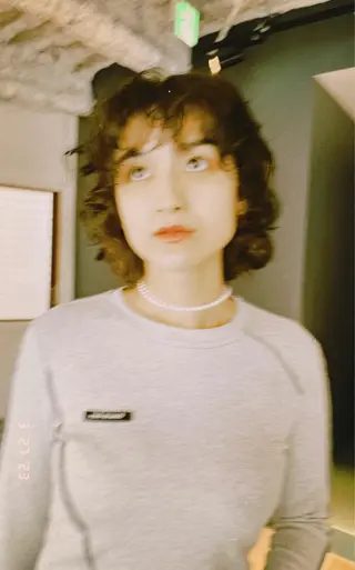 セミロング カラー パーマ ヘアアレンジ メンズ キッズ デザインカラー 原宿/キシタのヘアスタイル