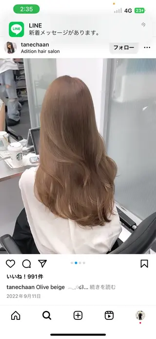 ロング カラー belle   表参道　terrace所属・抜きっぱなしブロンド /ハイトーン/カナタのヘアスタイル