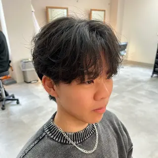 パーマ メンズ 男の理想を叶える🔥 メンズパーマ特化｜関のヘアスタイル