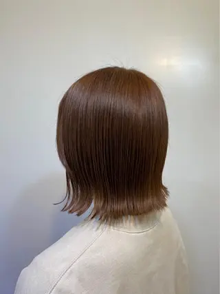 ショート カラー パーマ ヘアアレンジ 厚地 伽寧のヘアスタイル