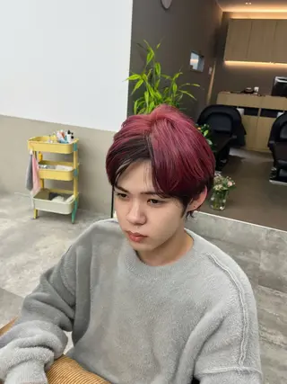 カラー ショート/ 似合わせカットモカのヘアスタイル