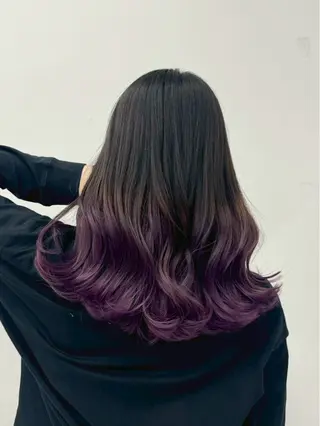 セミロング カラー ヘアアレンジ 小西海青 ✨モデル様募集✨️のヘアスタイル