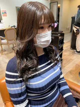 ロング 亀川蓮 Agu hairのヘアスタイル