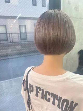 ショート HOODS hair salon所属・透明感カラー🌿ボブ ✨飛田　ケイのヘアスタイル
