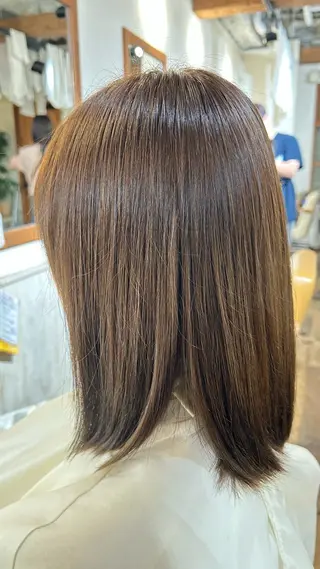 ミディアム 美容室gross所属・渕本 瑠世のヘアスタイル