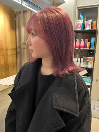 ミディアム カラー ナチュラルなhair / ヨシダトモキのヘアスタイル