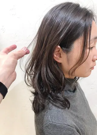 セミロング カラー パーマ ヘアアレンジ Londideal 高橋ヒロシのヘアスタイル