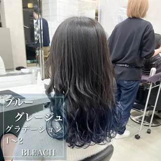 ミディアム カラー パーマ ヘアアレンジ メンズ キッズ ネイル マツエク・マツパ アイブロウ 🦋透明感グレージュ /韓国レイヤー🦋のヘアスタイル