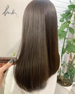 ロング カラー hub hair レイヤー/透明感のヘアスタイル