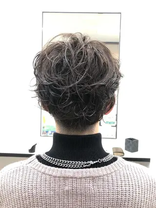 ショート パーマ メンズ Baum Hair所属・Baum Hairのヘアスタイル