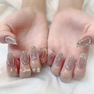 セミロング nail jaol池袋店所属・ネイルJaol 池袋のネイルデザイン