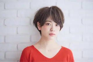 ショート パーマ THE DAY所属・AKI HASHIMOTOのヘアスタイル