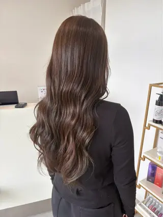 セミロング ハイトーン/福井 🦖/服部じんのヘアスタイル