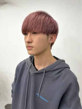 ショート カラー パーマ ヘアアレンジ メンズ 💎髪質改善特化💎 RUITOのヘアスタイル