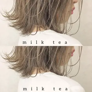 ミディアム まお♡レイヤーカット ×色っぽstyleのヘアスタイル