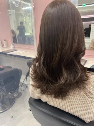 ロング カラー ヘアアレンジ 💖うる艶カラー💖 モデル募集💖のヘアスタイル