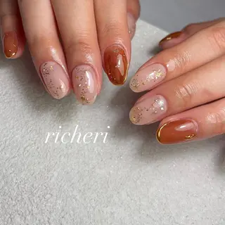 ミディアム ネイル richeri beautyのネイルデザイン