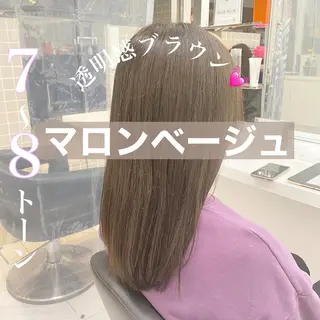 セミロング カラー ヘアアレンジ メンズ特化 水口湧太のヘアスタイル