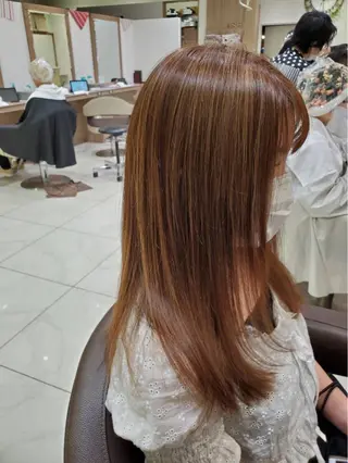 ロング カラー 前田 真孝のヘアスタイル