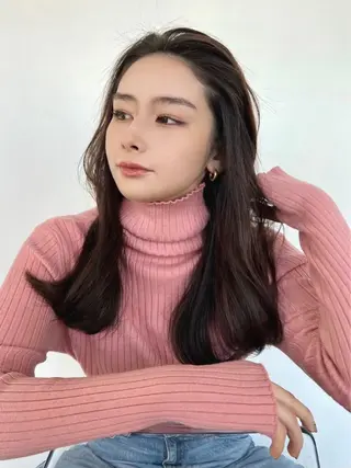 ミディアム モテ艶🪄ベージュ カラー🧸RUKAのヘアスタイル