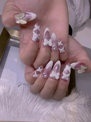 ネイル 長さだし専門店 M2　rikaのネイルデザイン