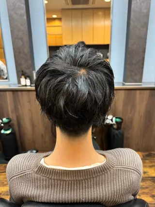 ショート メンズ KEEN  creative hair所属・齊藤/メンズ専門/ バーバー/刈り上げのヘアスタイル