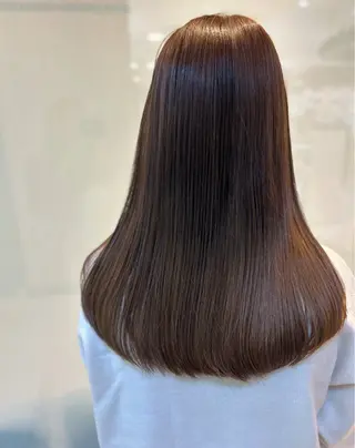 ロング カラー パーソナルな髪質改善 縮毛矯正ササキナツミのヘアスタイル