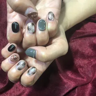 ネイル umber 三茶1分のネイルデザイン