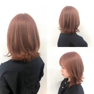 ミディアム カラー パーマ ヘアアレンジ メンズ キッズ ネイル マツエク・マツパ ✨最強美容師✨ 💙にっしー西村💙のヘアスタイル