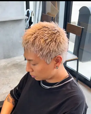 ショート カラー メンズ Lenis所属・(Lenis) takutoのヘアスタイル