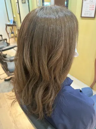 ロング カラー e.ll grande タナベのヘアスタイル