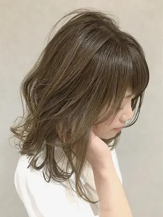 ミディアム カラー nubes所属・🌟高田 聖菜🌟のヘアスタイル