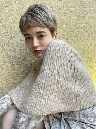 ショート カラー ショート/ボブ/ 心斎橋/宮脇美奈のヘアスタイル