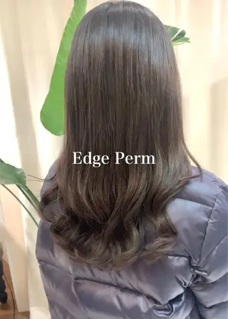 セミロング パーマ 古沢 新のヘアスタイル