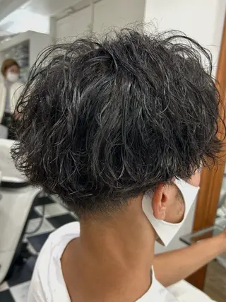 メンズ 菅 野のヘアスタイル