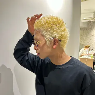 カラー メンズ JURI 🎀透明感カラー🎀のヘアスタイル