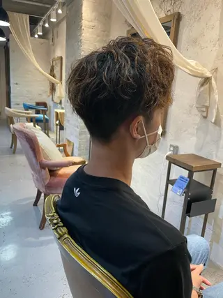 メンズ 泊 紗羅のヘアスタイル