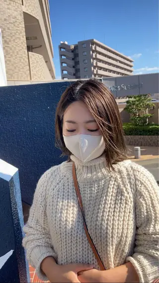 ミディアム 大谷 哲基のヘアスタイル