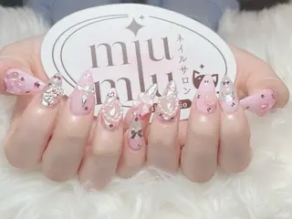 ロング Miu Miu Nail Studio所属・yu naのネイルデザイン