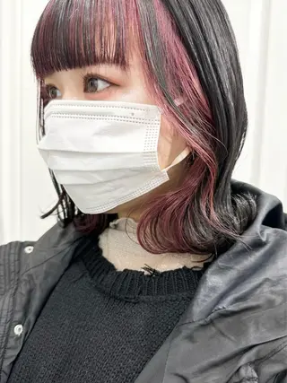 ミディアム カラー kai .のヘアスタイル