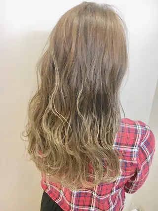 ロング カラー 永井 大希のヘアスタイル