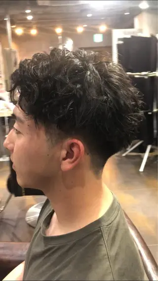 パーマ メンズ 🪮メンズパーマ🪮 池田雅侑のヘアスタイル