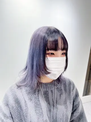 ミディアム 🐺立川のウルフ屋 さん🐺おかみ🐺のヘアスタイル