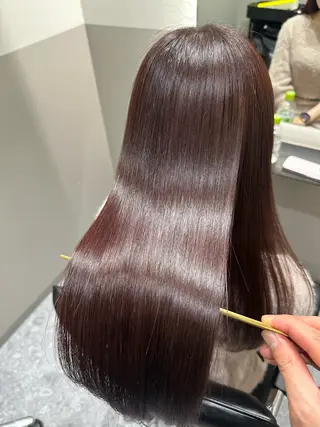 ロング 彼ウケ抜群🎀垢抜け 艶暗髪🪞一輝のヘアスタイル