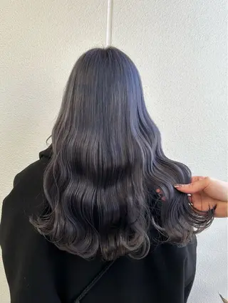 ロング カラー ヘアアレンジ 《暖色/韓国hair 》🇰🇷桑原ユキネのヘアスタイル