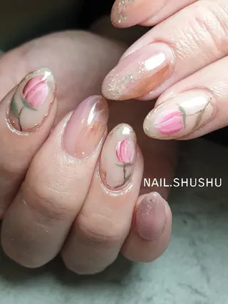 ネイル 3dパーツ/流行り 👧shushu❤️のネイルデザイン